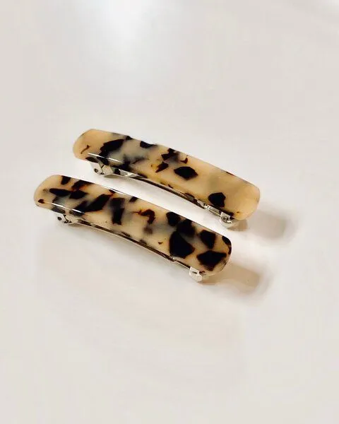 JAN N JUNE JAN N JUNE MACHETE Haarklammer Heirloom Barette aus Acetat, Blonde tortoise, – Produktbild 3 von 4