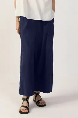 Neu Nomads Neu Nomads Damen vegan Hose Brisa Cropped Mitternachtsblau – Produktbild 1 von 1