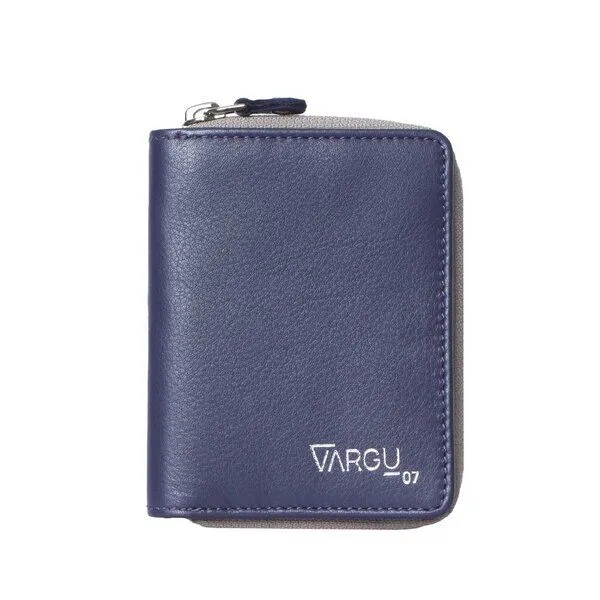 Vargu Vargu Echtleder Geldbörse LYNE 1-A, Purple - grey, – Produktbild 1 von 4