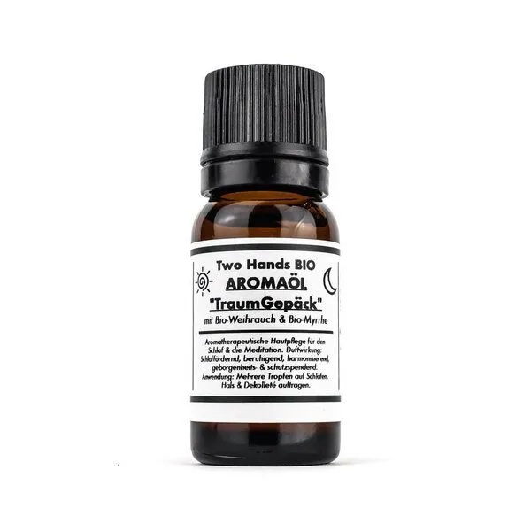 Two Hands BIO Two Hands BIO Aromaöl „TraumGepäck“ mit Bio-Weihrauch & Bio-Myrrhe - Bio-Vegan – Produktbild 1 von 1