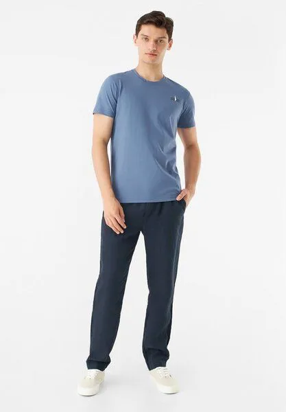 Givn Berlin Givn Berlin T-Shirt GBCOLBY (Sailboat) aus Bio-Baumwolle - Steel Blue, Blau, – Produktbild 2 von 2