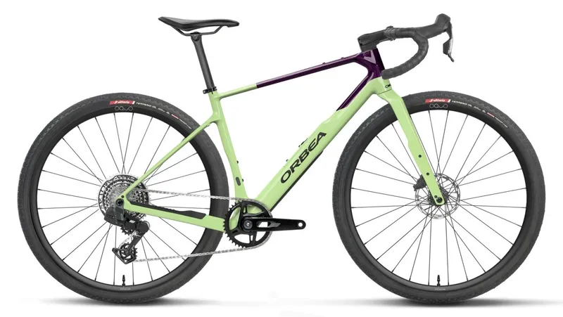 We Cycle Orbea Terra M31eTEAM 1X Carbon Gravel Fahrrad acid gum/fantasy purple carbon view 2027 XL (186-191 cm) | Gravelbikes – Produktbild 1 von 1