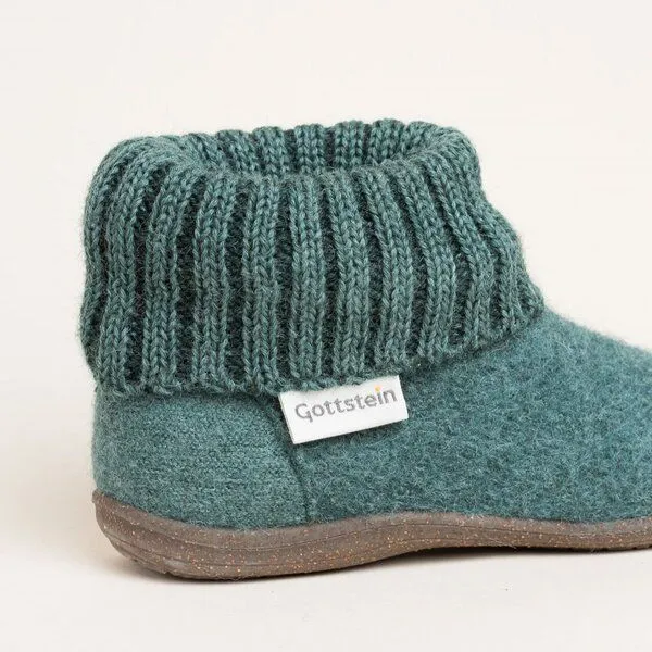Gottstein Gottstein Kinder Hüttenschuh Alpine Boot RU für Jungen & Mädchen, Grün, – Produktbild 6 von 6