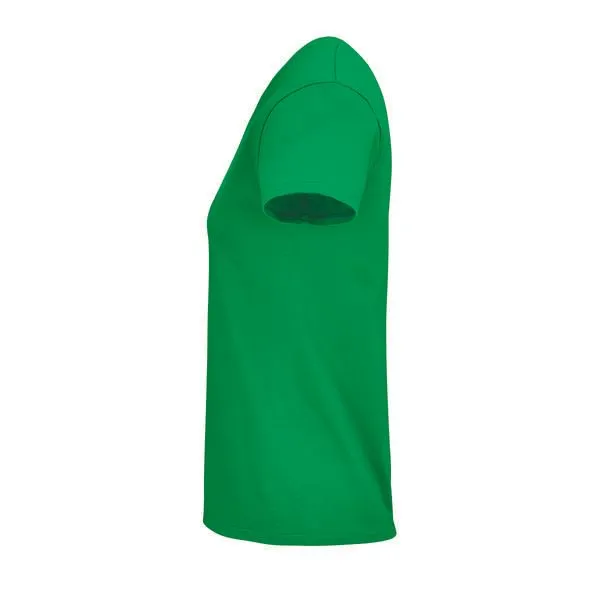 Sol's Sol's Damen T-Shirt Kurzarm Rundhals aus Bio - Baumwolle, Kelly green, – Produktbild 3 von 3