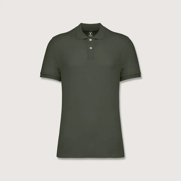 YTWOO YTWOO Herren Piqué-Poloshirt Midweight, Organic khaki, – Produktbild 1 von 3