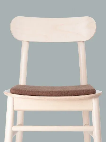 myfelt myfelt Flachfilz Sitzauflage (⌀ 36 cm, 36 x 36 cm), Braun (egon), – Produktbild 4 von 4