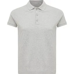 iqoniq Iqoniq Yosemite Damen Piqué-Poloshirt, heather grey, M – Produktbild 1 von 1