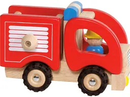 Goki goki Feuerwehrwagen aus Massivholz 16,7x9,1x10,5 cm – Produktbild 1 von 1