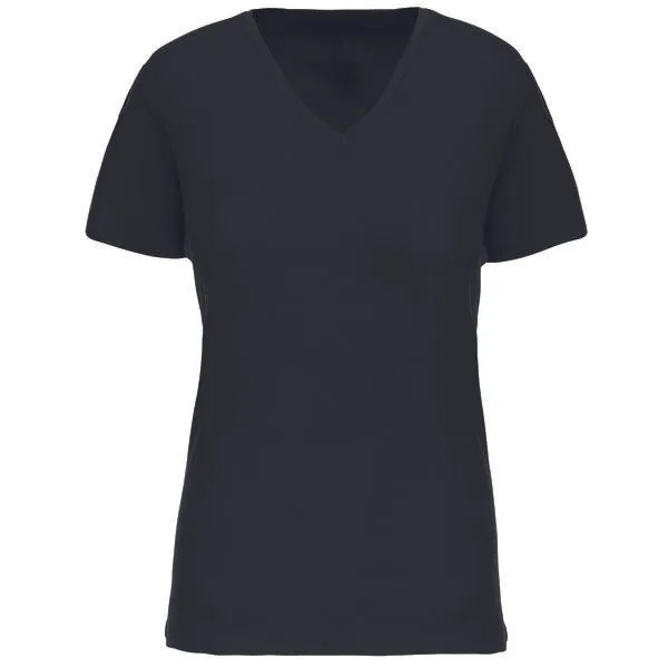 Greenspired Greenspired Basic Bio Damen T-Shirt mit V-Ausschnitt XS- 3 XL, Schwarz, – Produktbild 1 von 1