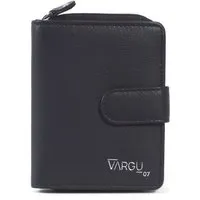 Vargu Vargu Echtleder Geldbörse VINEM 1-A mono, Black, – Produktbild 1 von 1