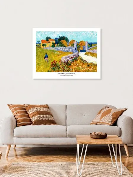 Photocircle Photocircle Poster / Leinwandbild - Vincent Van Gogh: Bauernhaus in der Provence – Produktbild 4 von 4