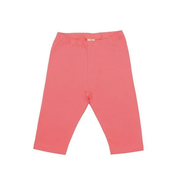 Walkiddy Kinder 3/4-Leggings GOTS-zertifiziert aus Bio-Baumwolle, Sun Kissed Pink, elastischer Bund, sommerlich & bequem – Walkiddy, Blau, – Produktbild 1 von 2