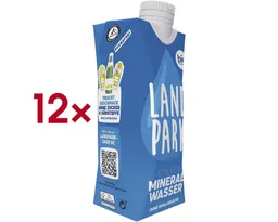 LANDPARK LANDPARK Trinkwasser still, 12x 0,5 Liter, Stilles Mineralwasser – Produktbild 1 von 1