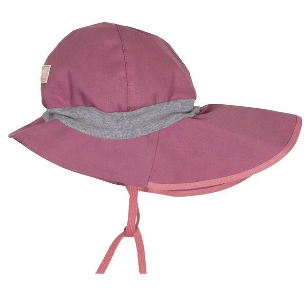 Pickapooh Pickapooh Baby Sonnenhut Feuerwehr Strick mit UV-Schutz, Altrosa, – Produktbild 1 von 2