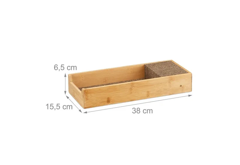 RELAXDAYS RELAXDAYS Messerblock Messerhalter Bambus (1tlg), Braun, – Produktbild 4 von 5