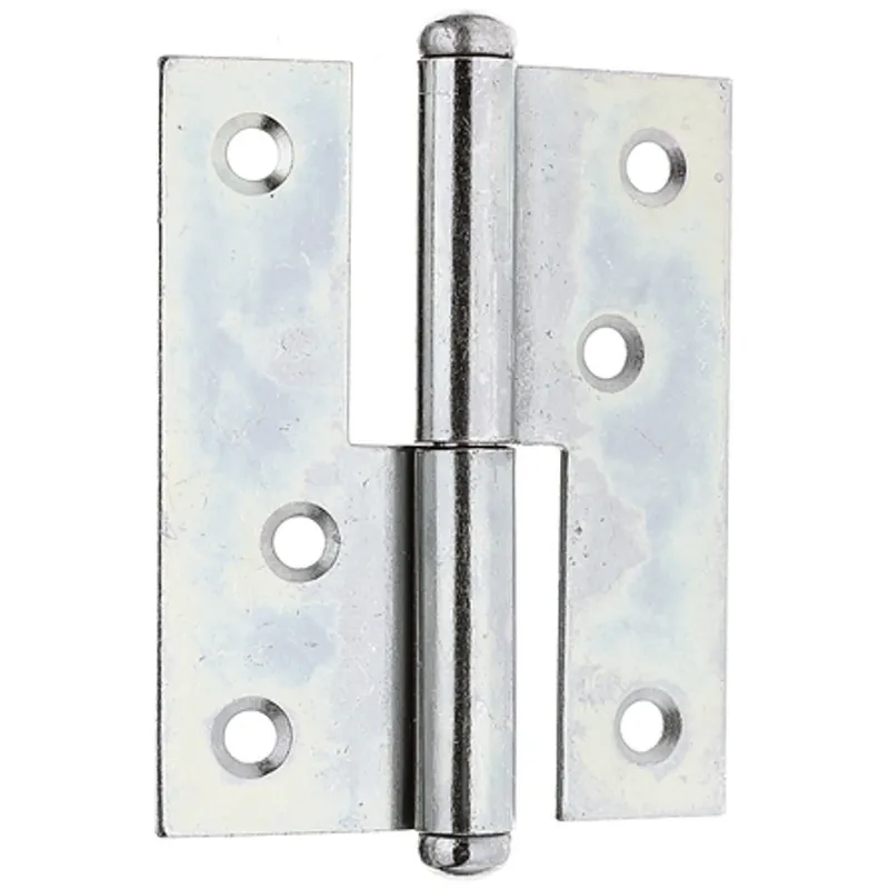 Alberts ALBERTS Aushebescharnier, Stahl roh, sendzimirverzinkt, rechts, LxB 80x65 mm – Produktbild 1 von 1