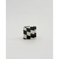 ettics STUDIO ettics STUDIO spange full square mini check black white – Produktbild 1 von 1