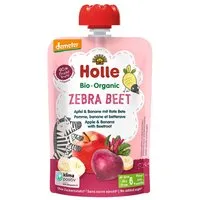 Holle Holle Quetschie Bio-Fruchtmus "Apfel, Banane, Rote Bete", Zebra Beet, ab 6. Monat, 100 g – Produktbild 1 von 1