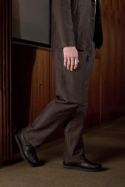 About Companions About Companions Waban Trousers Winter Linen, Coffee/dunkelbraun, – Produktbild 4 von 4