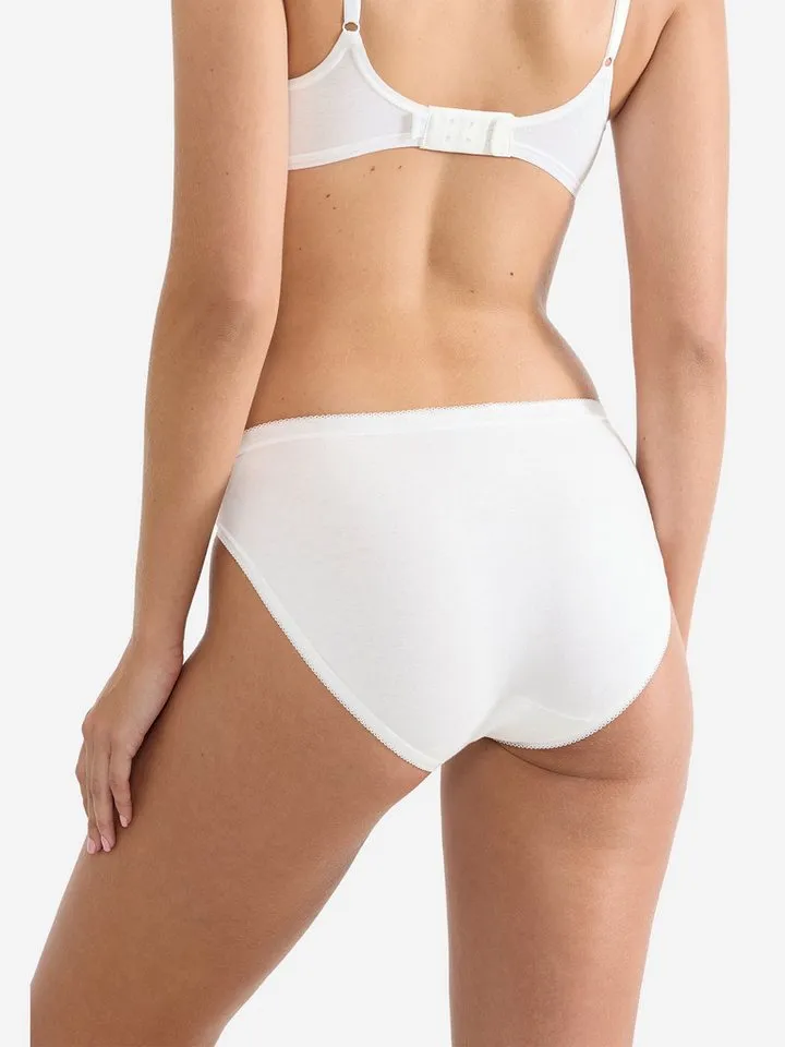 Sloggi Sloggi Bügelloser BH Originals Basic H Soft‑BH, BH ohne Bügel, Komfort‑BH, Weiß, – Produktbild 3 von 5