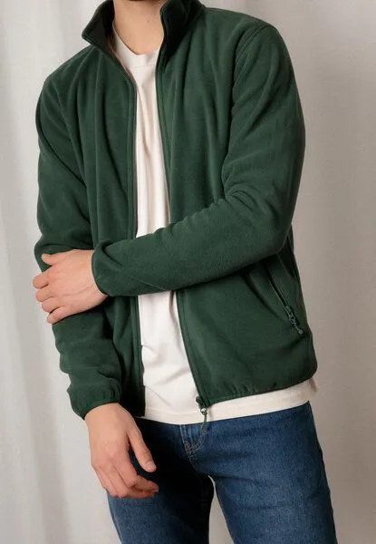 TORLAND TORLAND Herren Basic Fleecejacke ZEDAN, Grün (forest green), – Produktbild 2 von 4