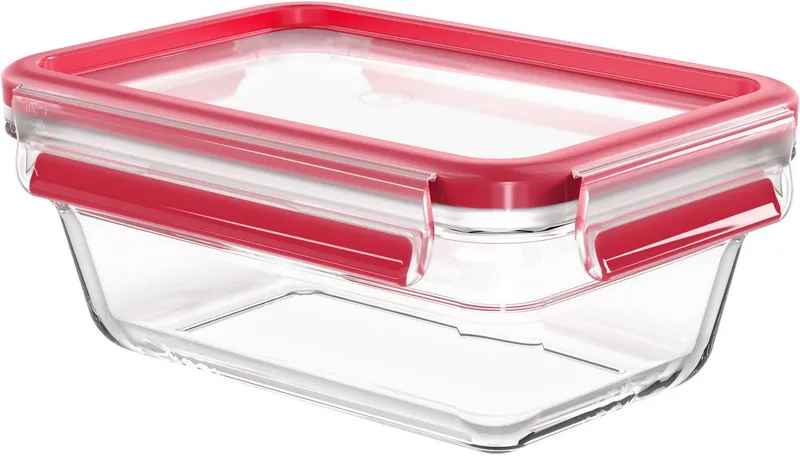 EMSA EMSA Frischhaltedose "Clip & Close" aus Glas, rechteckig, 0,85 l – Produktbild 3 von 6