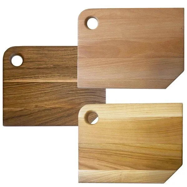 NATUREHOME NATUREHOME Schneidebrett Frühstücksbrett Holz Massiv mit Eierbecher – Produktbild 5 von 5