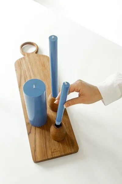 Originalhome Originalhome Gute Stabkerzen für bewusste Geschenke - paraffinfrei & vegan, Blau (ocean), – Produktbild 3 von 3