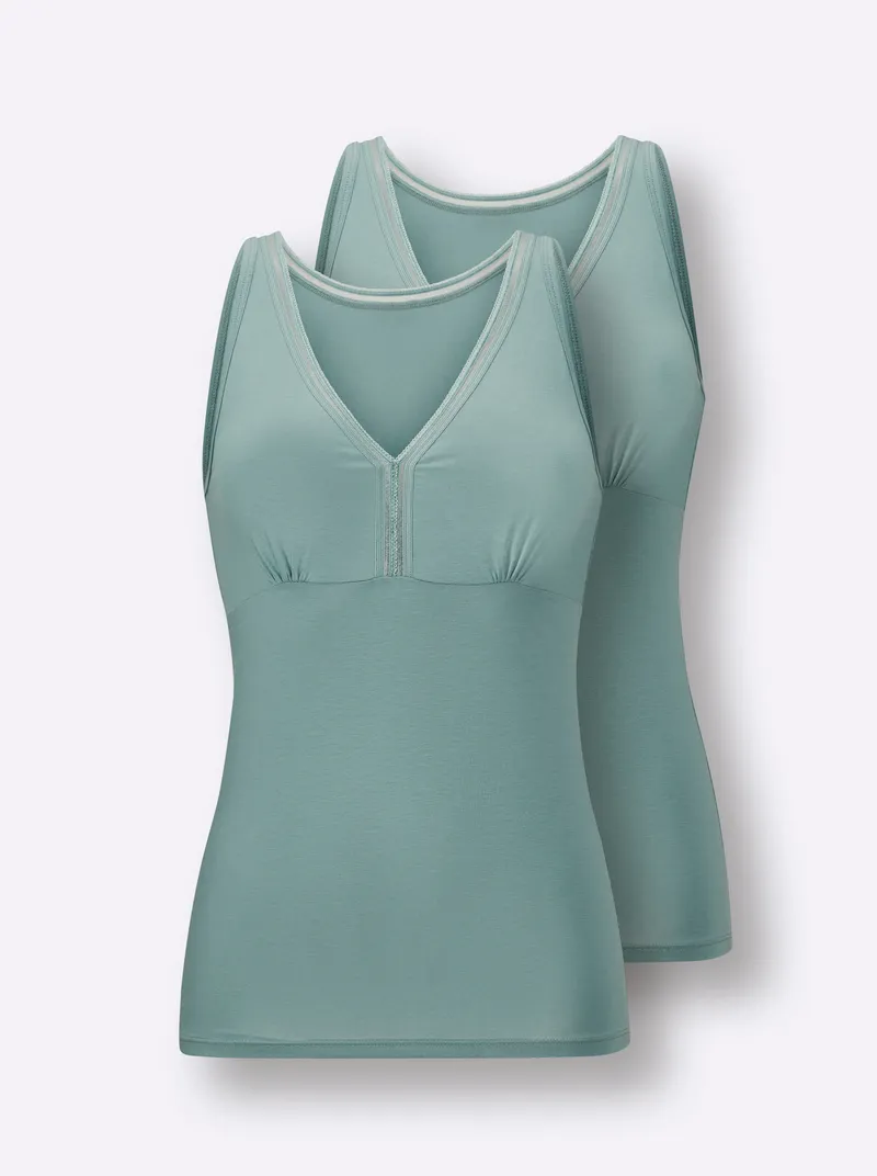 wäschepur BH-Hemd jade, Jade, – Produktbild 1 von 2