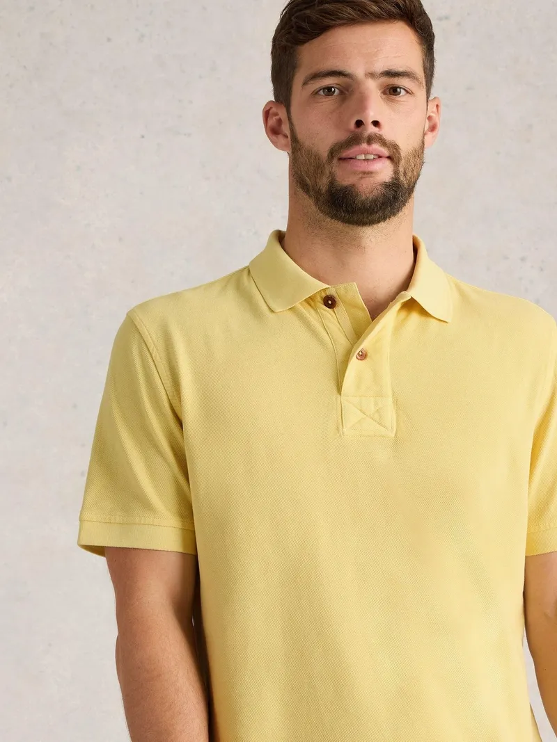 White Stuff Polo utilitaire - S, Gelb, – Produktbild 3 von 4