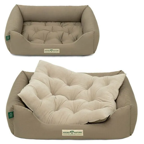HOUND & NATURE HOUND & NATURE Öko Hundebett ZERMATT, Taupe, – Produktbild 5 von 7