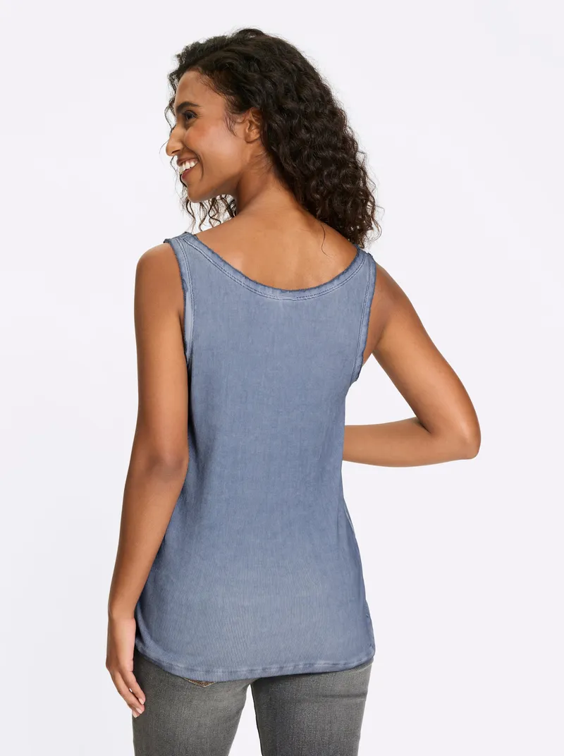heine Shirttop taubenblau, Taubenblau, – Produktbild 2 von 2