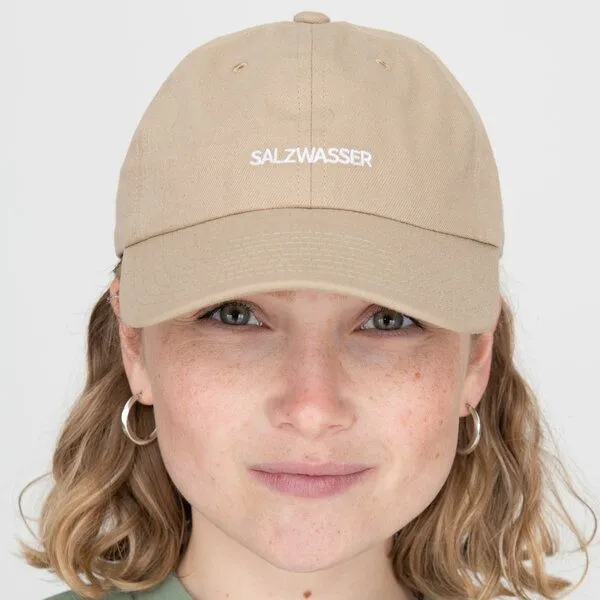 SALZWASSER SALZWASSER Cap (Unisex) aus 100% Bio-Baumwolle, Sand (beige), – Produktbild 4 von 4