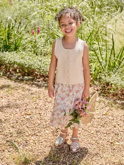 Vertbaudet Strickweste Mädchen vanille – Produktbild 1 von 1
