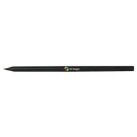 FSC-zertifizierter Bleistift rund schwarz durchgefärbt, farbig lackiert 17,5 cm – Produktbild 1 von 1
