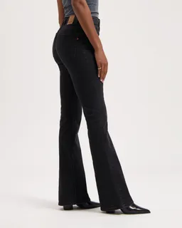 Kuyichi Kuyichi Damen vegan Jeans Flared Lisette Schwarz – Produktbild 1 von 1