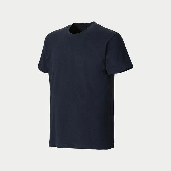 Utopic Utopic Unisex T-Shirt aus recycelter Baumwolle und Polyester Rundhals, Blau, – Produktbild 1 von 3