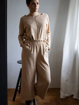 Ecostories Ecostories Ladies Bioflanell-Culotte beige, Sandburg – Produktbild 1 von 1
