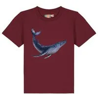 watabout kids watabout.kids T-Shirt Kinder Wal, Burgundy, – Produktbild 1 von 1