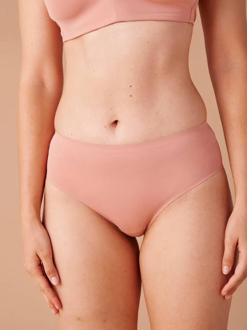 Envie De Fraise 2er-Pack nahtlose Umstands-Slips aus Mikrofaser ENVIE DE FRAISE, Beige, – Produktbild 1 von 4