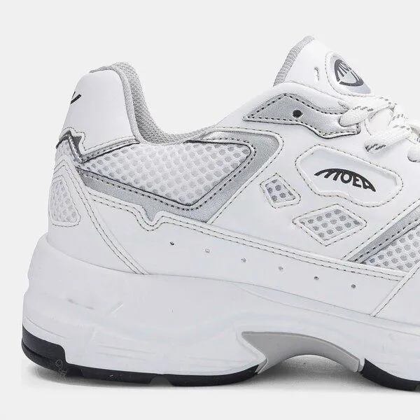 MoEa MoEa Sneaker Modell: Rush, White & silver (weiß), – Produktbild 2 von 5