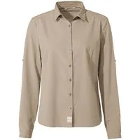 Vaude VAUDE Hemd-Bluse Women's Rosemoor LS Shirt IV, Beige, – Produktbild 1 von 1