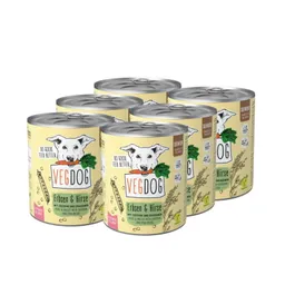 VEGDOG VEGDOG Nassfutter Senior Erbsen & Hirse Vorteilspack 800 g – Produktbild 1 von 1