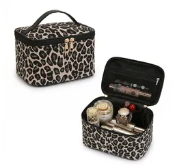 Agger Kulturbeutel Kosmetiktasche für Damen,Make-up-Tasche, tragbare (1-tlg), tragbare Kosmetiktasche mit Leopardenmuster,Waschbeutel, Beautycase – Produktbild 1 von 1