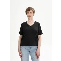 MELA V-Neck T-Shirt Style ANKITA | von MELA | Fairtrade & GOTS zertifiziert, Schwarz, – Produktbild 1 von 2