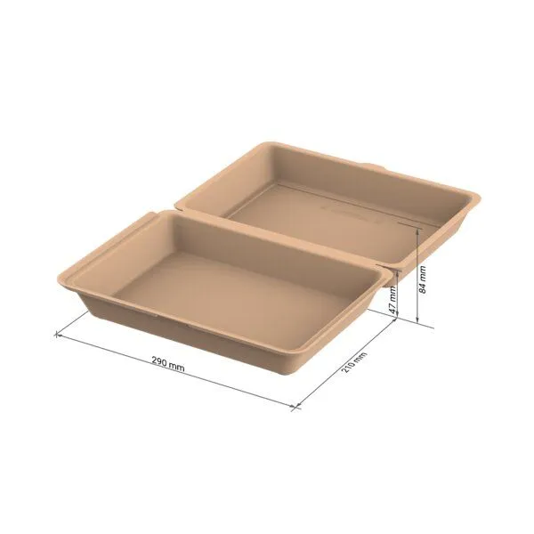 REuse REuse Menübox XL ohne Trennstege, Beständiges braun, – Produktbild 2 von 3
