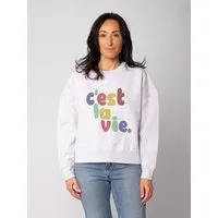 watapparel watapparel Sweatshirt Frauen c'est la vie – Produktbild 1 von 1