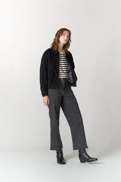 Yahmo Yahmo Silke Bomberjacke, Schwarz, – Produktbild 3 von 4