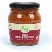 El Puente El Puente Senf mit Basilikum & Tomate mittelscharf | Fair Trade | Vegan | Glutenfrei, Mehrfarbig, – Produktbild 1 von 1