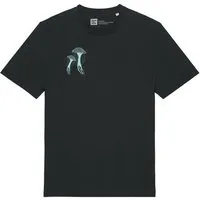 ilovemixtapes ilovemixtapes Quallen – Handbedrucktes Bio T-Shirt - Türkis / Schwarz – Produktbild 1 von 1
